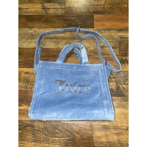 Juicy Couture Slate Blue‎ Big Spender Large Tote - Picture 1 of 5